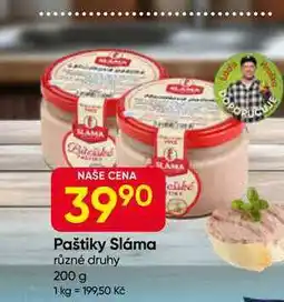 Hruška Paštiky Sláma různé druhy 200 g nabídka