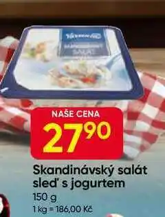Hruška Varmuža Skandinávský salát sled's jogurtem 150 g nabídka