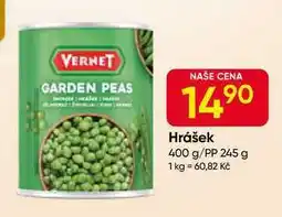 Hruška VERNET Hrášek 400 g/PP 245 g nabídka