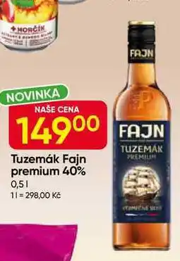 Hruška Tuzemák Fajn premium 40% 0,5l nabídka