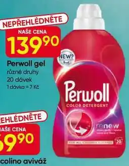 Hruška Perwoll gel různé druhy 20 dávek nabídka