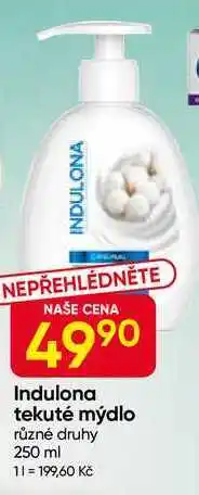 Hruška Indulona tekuté mýdlo různé druhy 250 ml nabídka