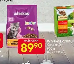 Hruška Whiskas granule 800 g nabídka