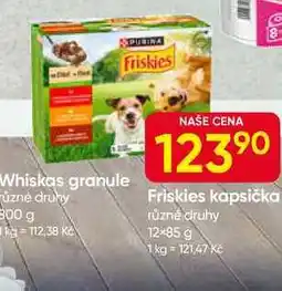 Hruška Friskies kapsička různé druhy 12×85 g nabídka