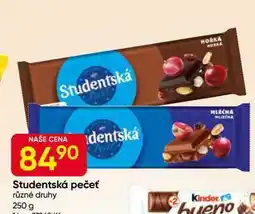 Hruška Orion Studentská pečeť čokoláda 250g, různé druhy nabídka