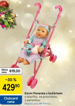 Tesco Emmi Panenka s kočárkem nabídka