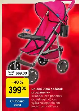 Tesco Chicco Ulala Kočárek pro panenky nabídka