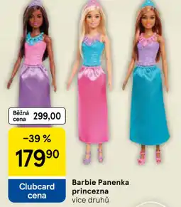 Tesco Barbie Panenka princezna nabídka