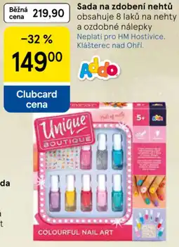 Tesco Sada na zdobení nehtů nabídka