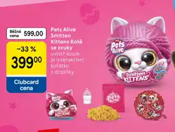 Tesco Pets Alive Smitten Kittens Kotě se zvuky nabídka