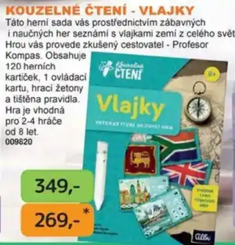 Dráčik Kouzelné čtení - vlajky nabídka