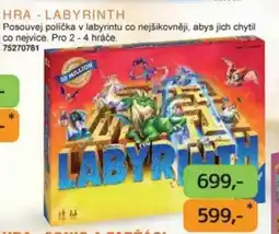 Dráčik Hra - Labyrinth nabídka