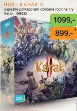 Dráčik Hra - Karak 2 nabídka