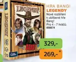 Dráčik Hra Bang! legendy nabídka