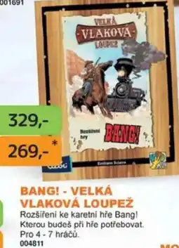 Dráčik Bang! - Velká vlaková loupež nabídka