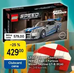 Tesco LEGO Speed Champions 76917 2 Fast 2 Furious Nissan Skyline GT-R (R34) nabídka
