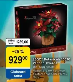 Tesco LEGO Botanicals 10370 Vánoční hvězda nabídka