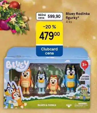 Tesco Bluey Rodinka figurky nabídka