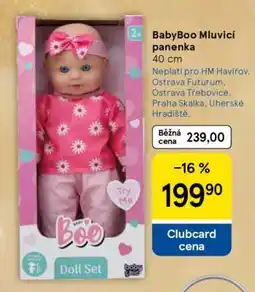 Tesco BabyBoo Mluvící panenka nabídka