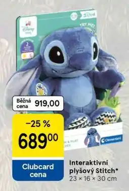 Tesco Interaktivní plyšový Stitch nabídka