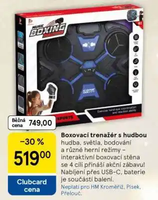 Tesco Boxovací trenažér s hudbou nabídka