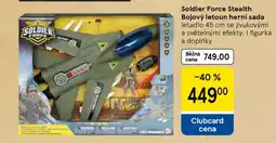 Tesco Soldier Force Stealth Bojový letoun herní sada nabídka