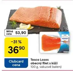 Tesco Tesco Losos obecný filet s kůží nabídka