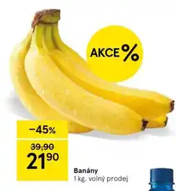 Tesco Banány nabídka