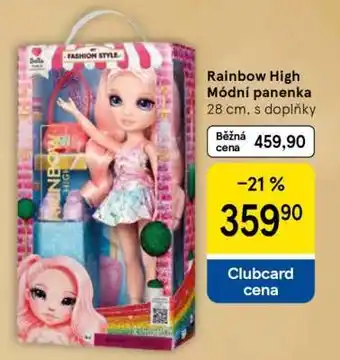 Tesco Rainbow High Módní panenka nabídka