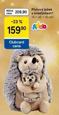 Tesco Plyšový ježek s mláďátkem nabídka