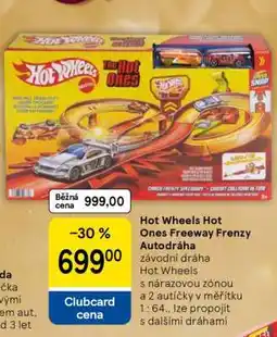 Tesco Hot Wheels Hot Ones Freeway Frenzy Autodráha nabídka