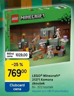 Tesco LEGO Minecraft 21271 Komora zkoušek nabídka