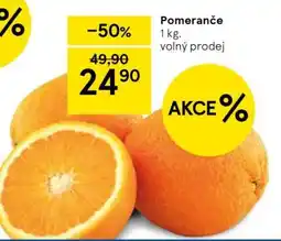 Tesco Pomeranče nabídka