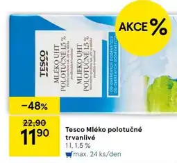 Tesco Tesco Mléko polotučné trvanlivé nabídka