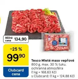 Tesco Tesco Mleté maso vepřové nabídka