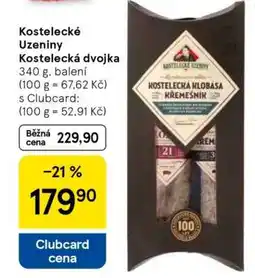 Tesco KOSTELECKÉ UZENINY Kostelecká dvojka nabídka