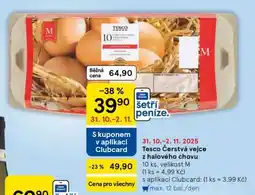 Tesco Tesco Čerstvá vejce z halového chovu nabídka