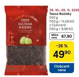 Tesco Tesco Rozinky nabídka