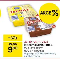 Tesco Mlékárna Kunín Termix nabídka