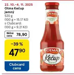 Tesco Otma Kečup jemný nabídka