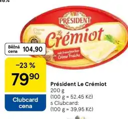Tesco Président Le Crémiot nabídka