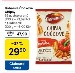 Tesco Bohemia Čočkové chipsy nabídka