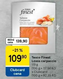 Tesco Tesco Finest Losos Carpaccio nabídka