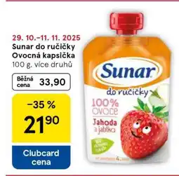 Tesco Sunar do ručičky Ovocná kapsička nabídka