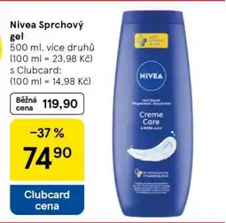 Tesco Nivea sprchový gel nabídka