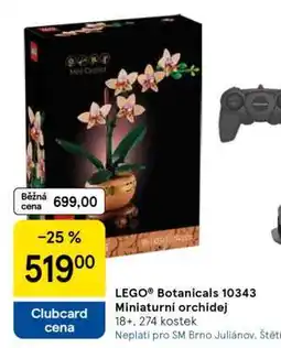 Tesco LEGO Botanicals 10343 Miniaturní orchidej nabídka