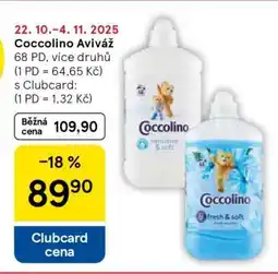 Tesco Coccolino aviváž nabídka