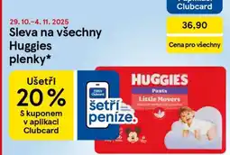 Tesco Huggies Plenky nabídka