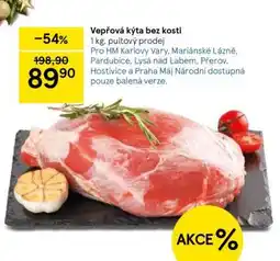 Tesco Vepřová kýta bez kosti nabídka