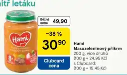 Tesco Hami masozeleninový příkrm nabídka